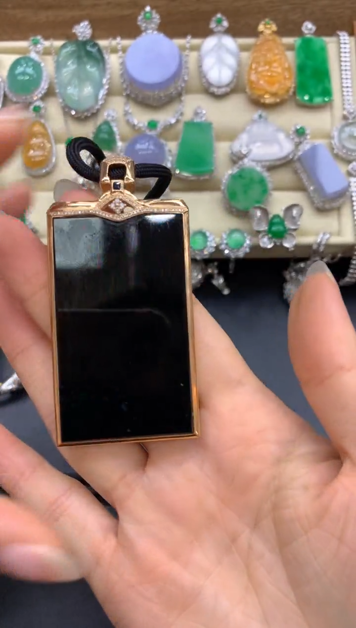 【闪购商品】翡翠颈饰18K金镶嵌519-中国好珍宝