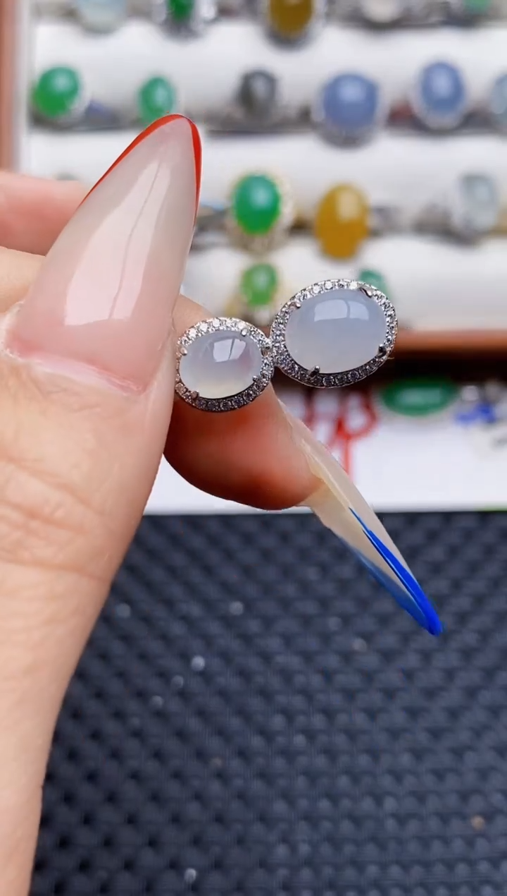 银S925镶嵌戒指翡翠5323