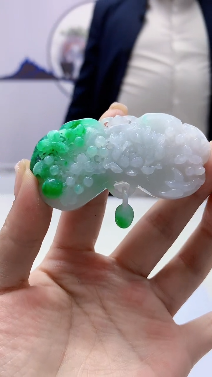 【闪购商品】定制翡翠未镶嵌4969ms-毛货45花