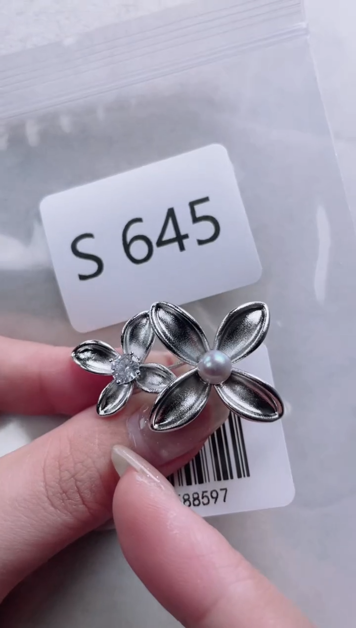【闪购商品】海水珍珠胸针未镶嵌S645