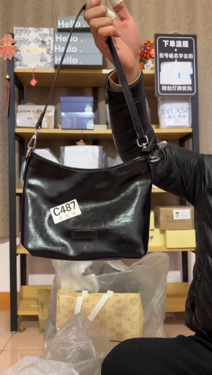 小牛剖层皮革老张家女包487