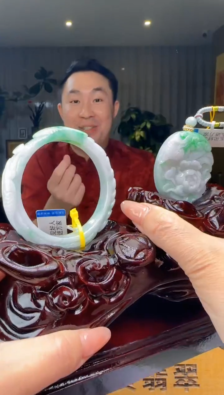 【闪购商品】翡翠摆件未镶嵌YJ@@960Q3J15116