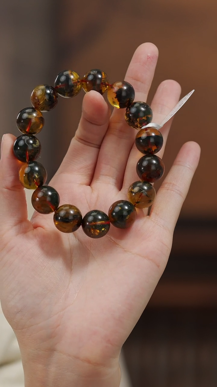 【闪购商品】琥珀手链未镶嵌14+琥珀手串多样性发一件