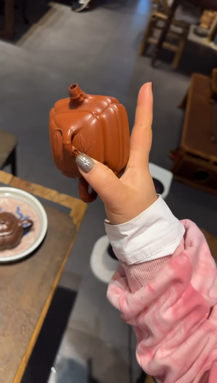 【闪购商品】紫砂茶壶双线竹鼓