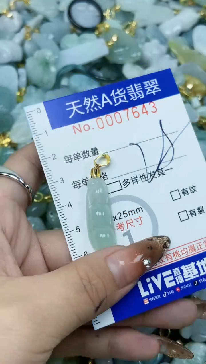 【闪购商品】翡翠颈饰未镶嵌天然A货翡翠