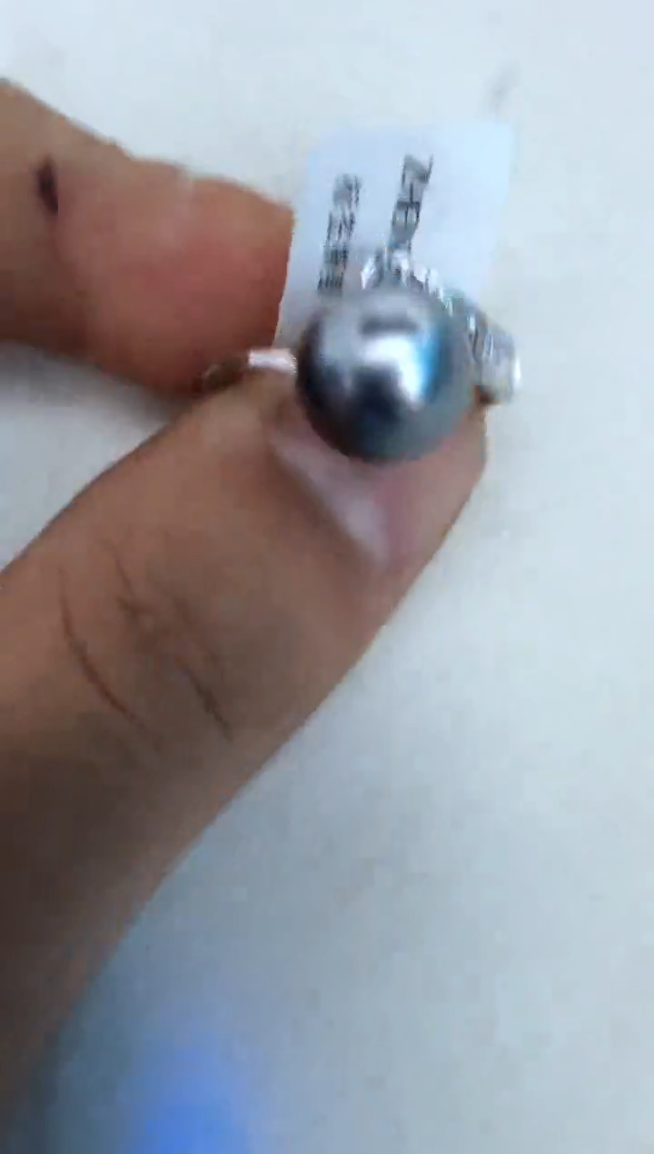 【闪购商品】海水珍珠戒指银S925镶嵌戒指