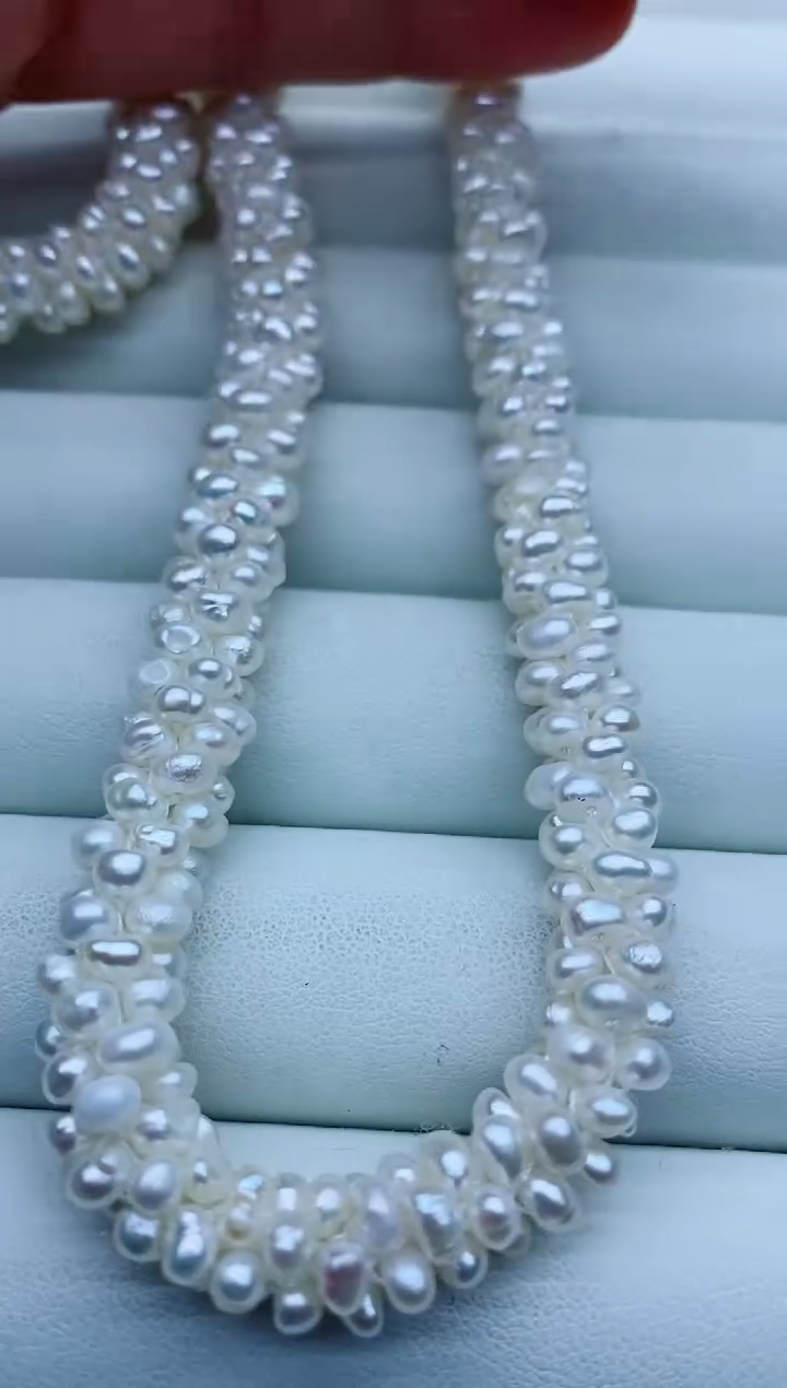项链未镶嵌淡水珍珠项链多样性发其一