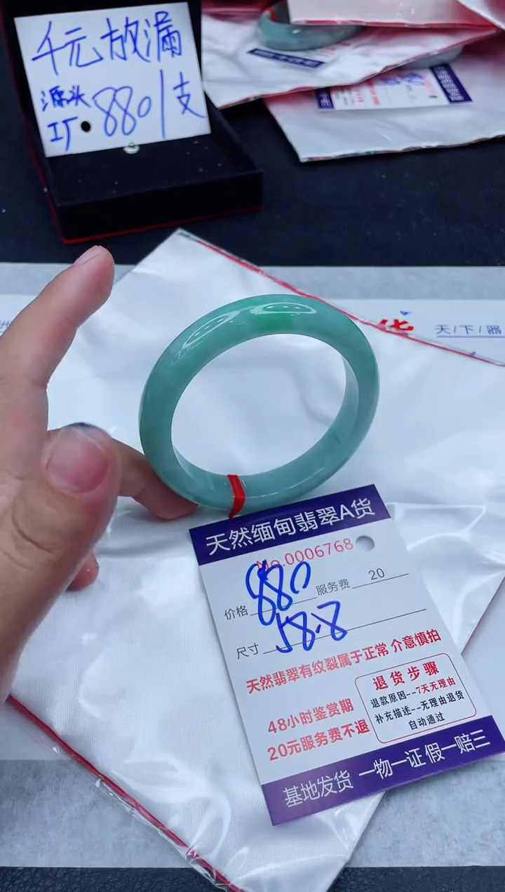 未镶嵌手镯翡翠880.0000