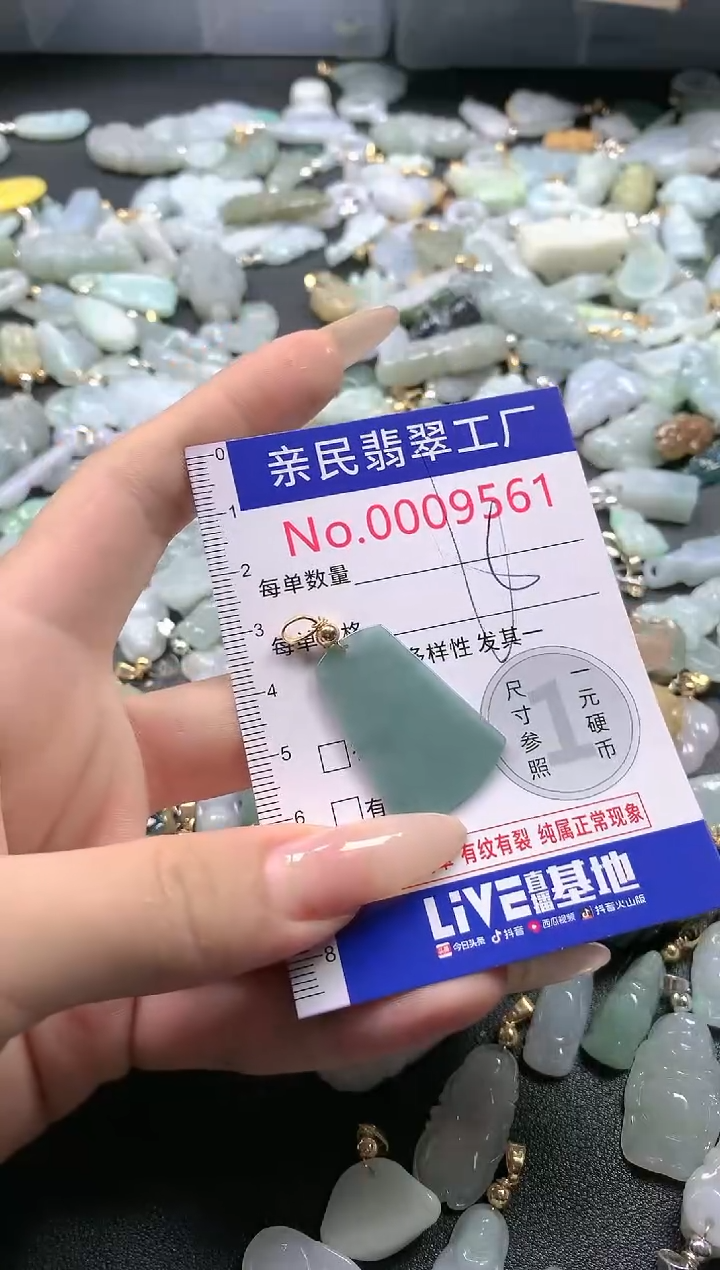 【闪购商品】翡翠吊坠(不含链)未镶嵌9561