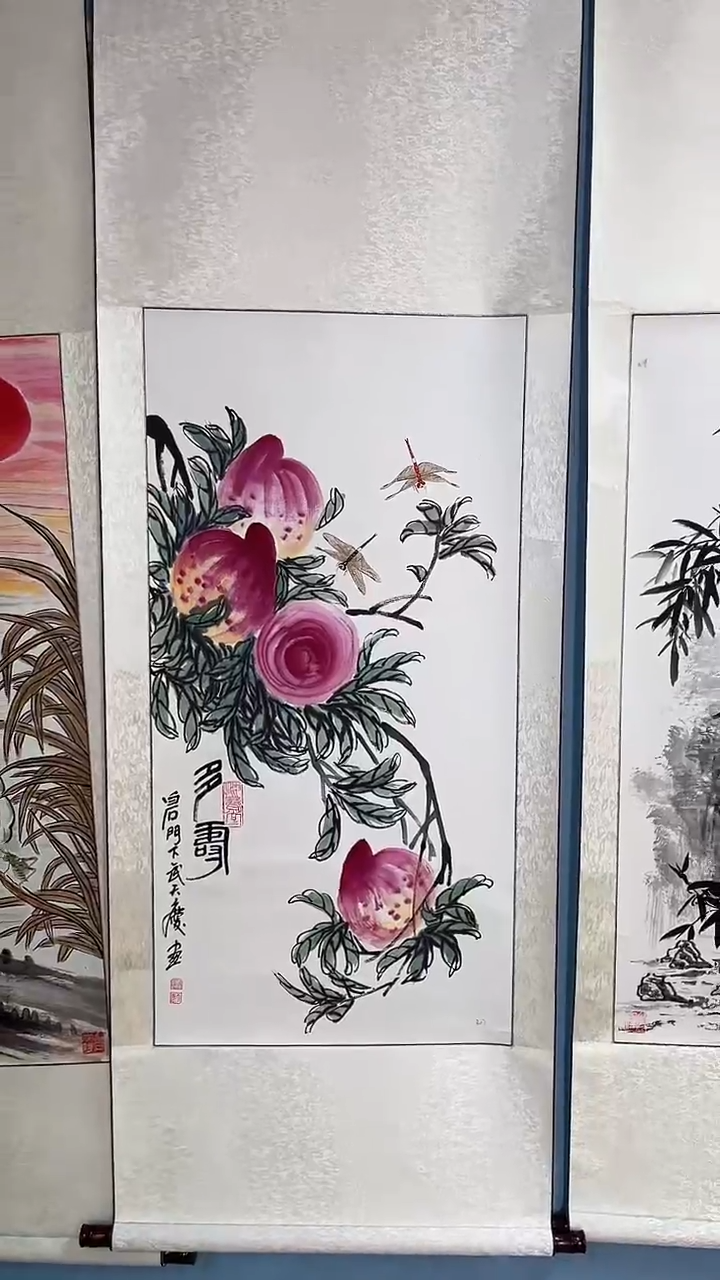 国画武天庆【多寿】