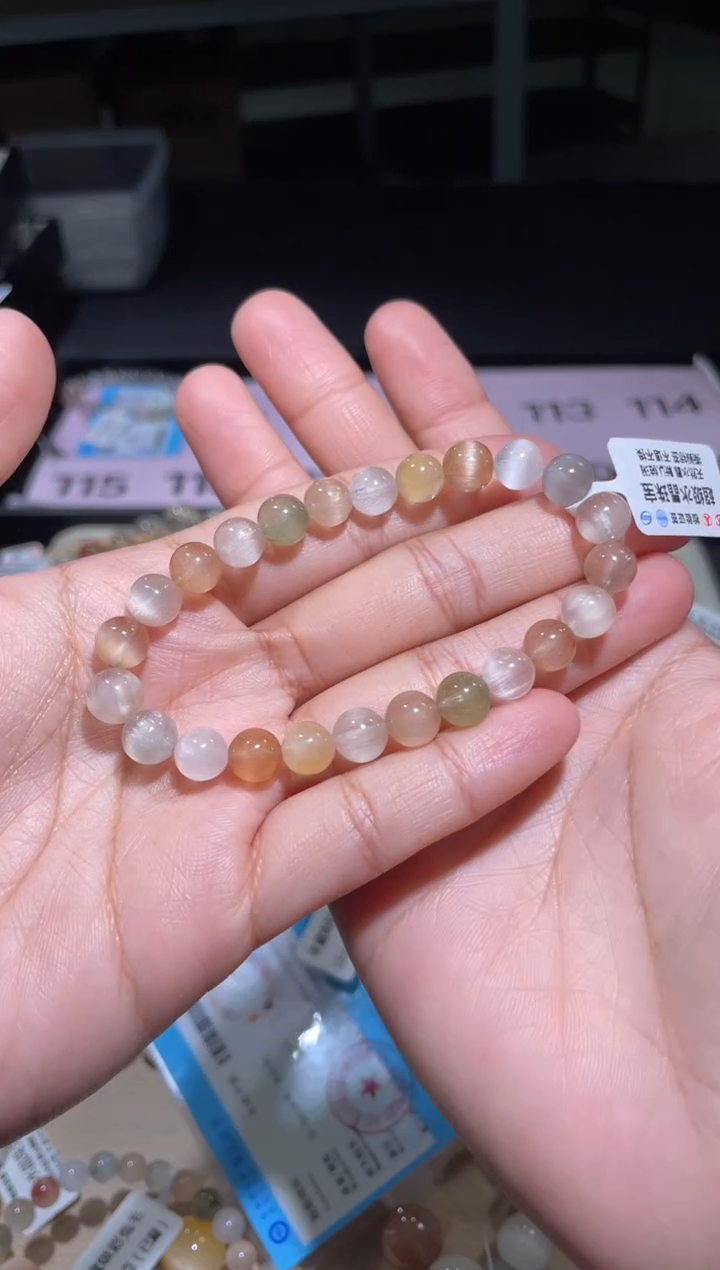 【闪购商品】水晶手链未镶嵌110号多样性发货一O 约7+