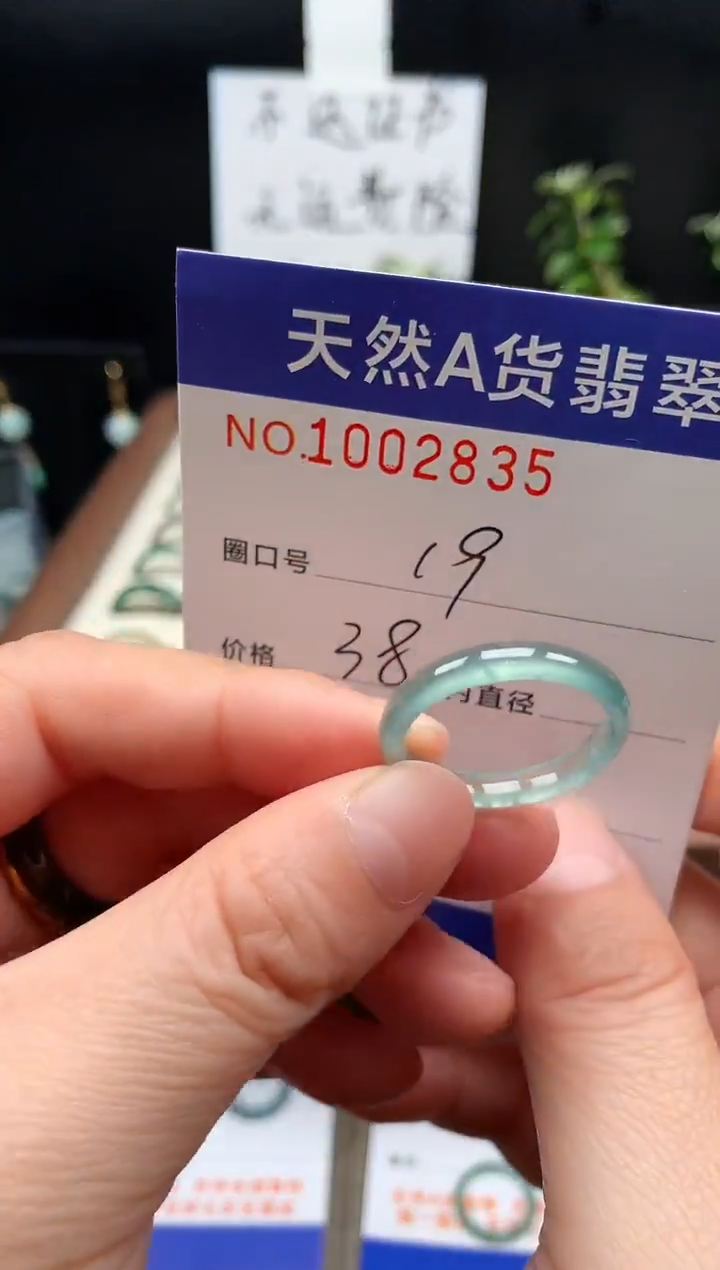 未镶嵌戒指翡翠19#