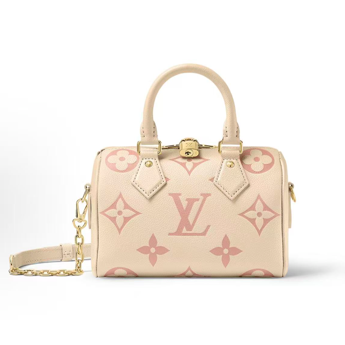 99新 LouisVuitton/路易威登 【总仓】草莓牛奶speedy20全皮款