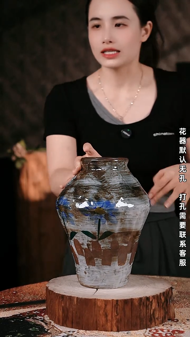摆件景德镇花器摆件9*27
