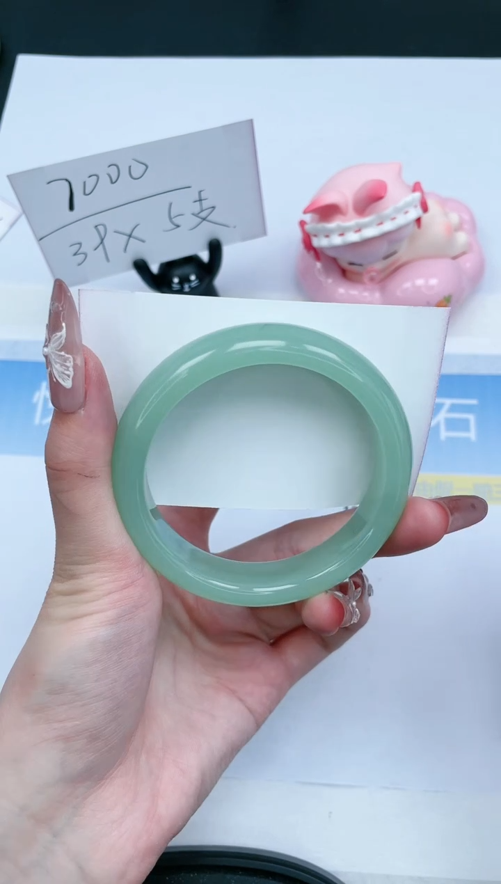 【闪购商品】石英质玉未镶嵌手镯124-58.1