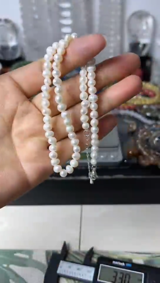 【闪购商品】淡水珍珠手绳未镶嵌矿坑36