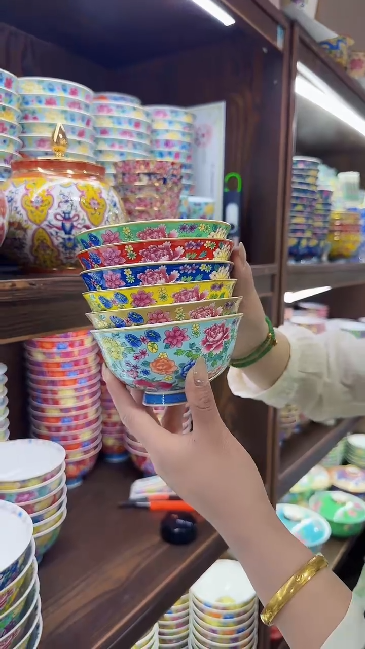 瓷片4.5英寸饭碗6个景德镇餐具