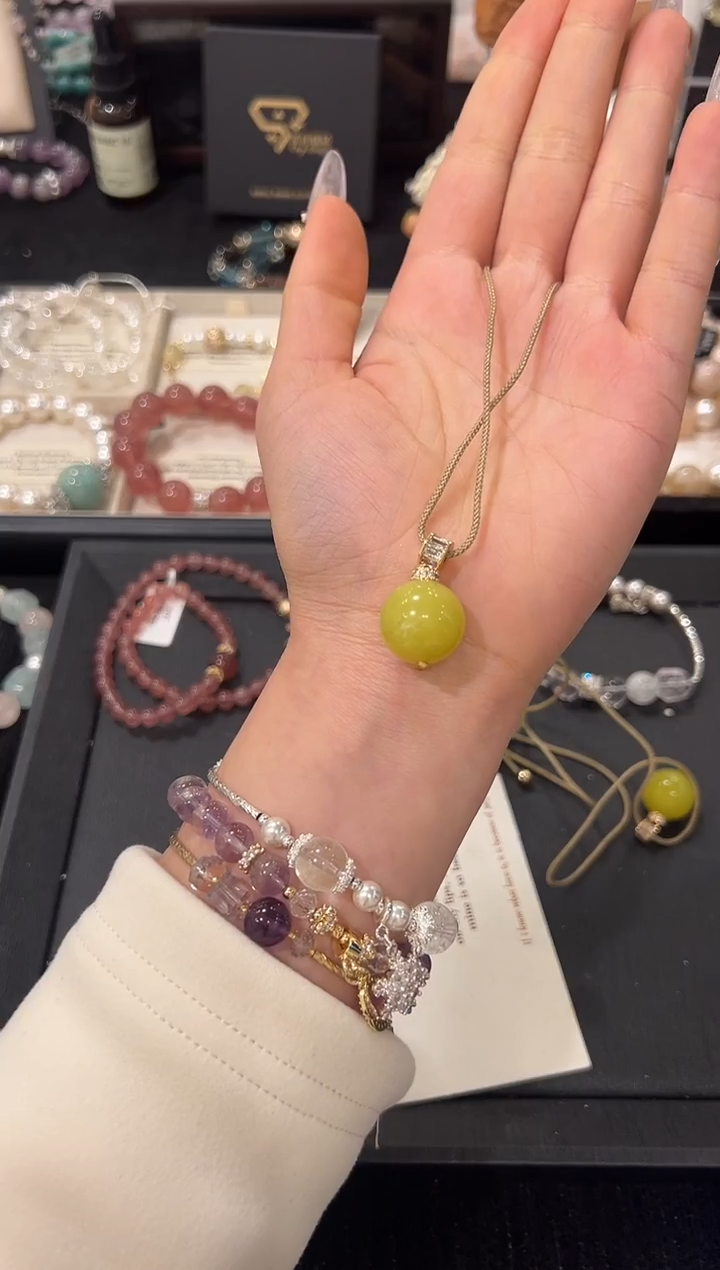 未镶嵌手链水晶岫玉项链