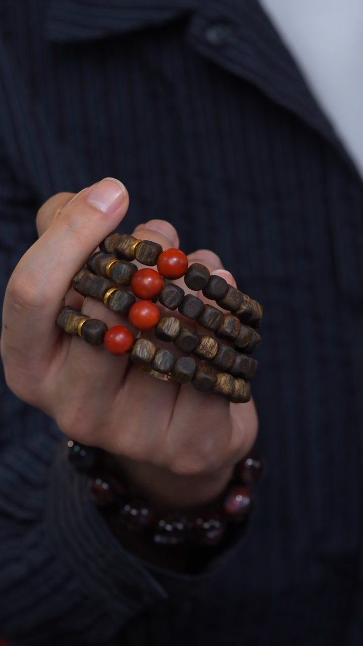 【闪购商品】沉香手串白棋沉香方糖手串/多样性发其一