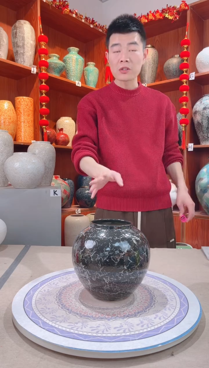 【闪购商品】瓶陶瓷花瓶 无花 微瑕 a643