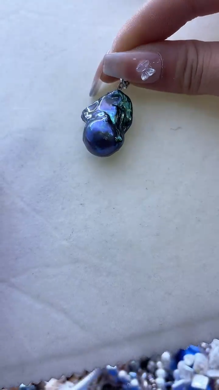 【闪购商品】淡水珍珠戒指吊坠《不含链》未镶嵌555