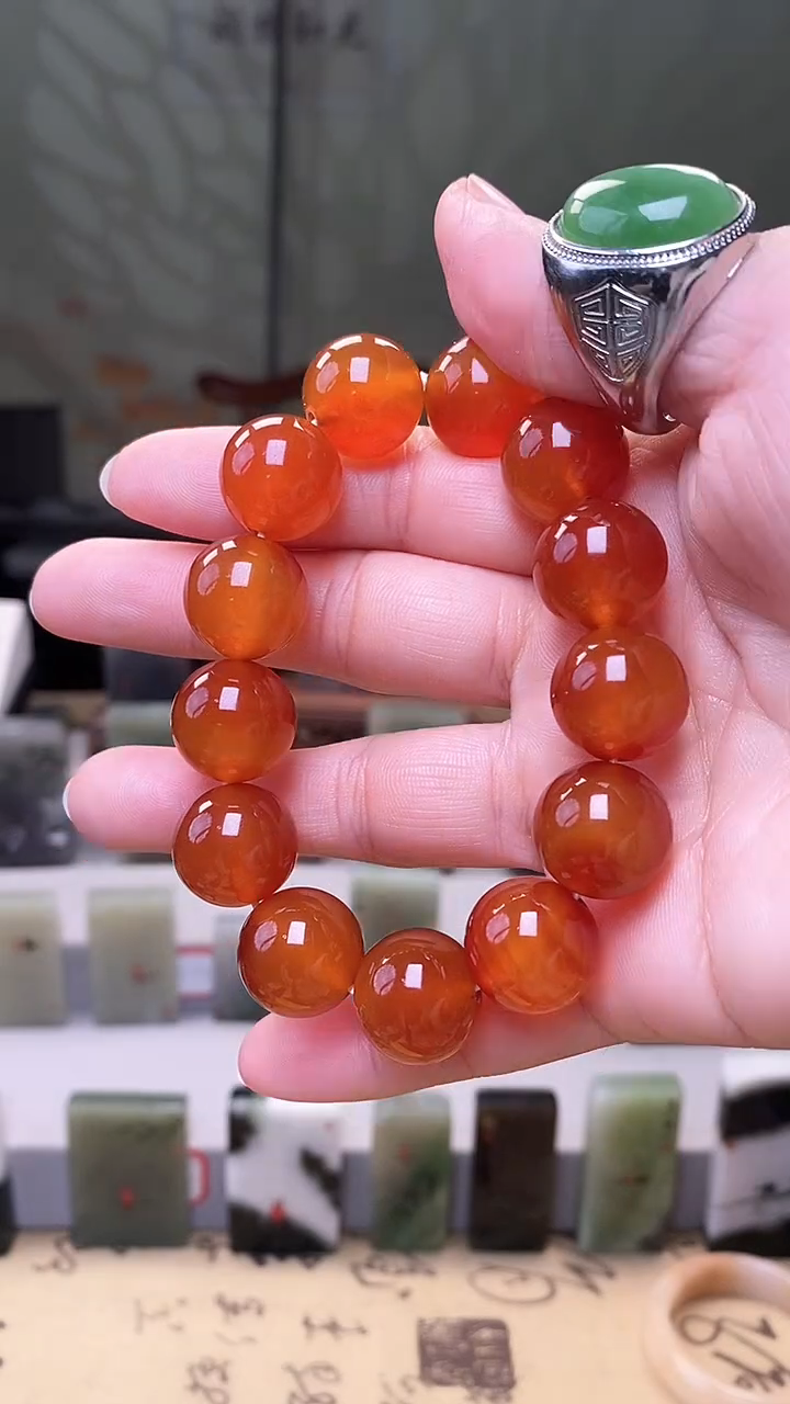 【闪购商品】玛瑙/玉髓手串未镶嵌33