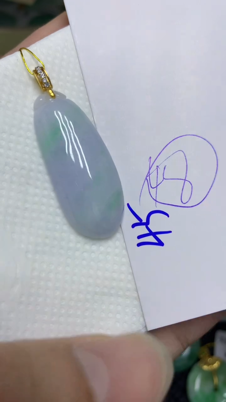 颈饰未镶嵌翡翠缅甸A货翡翠