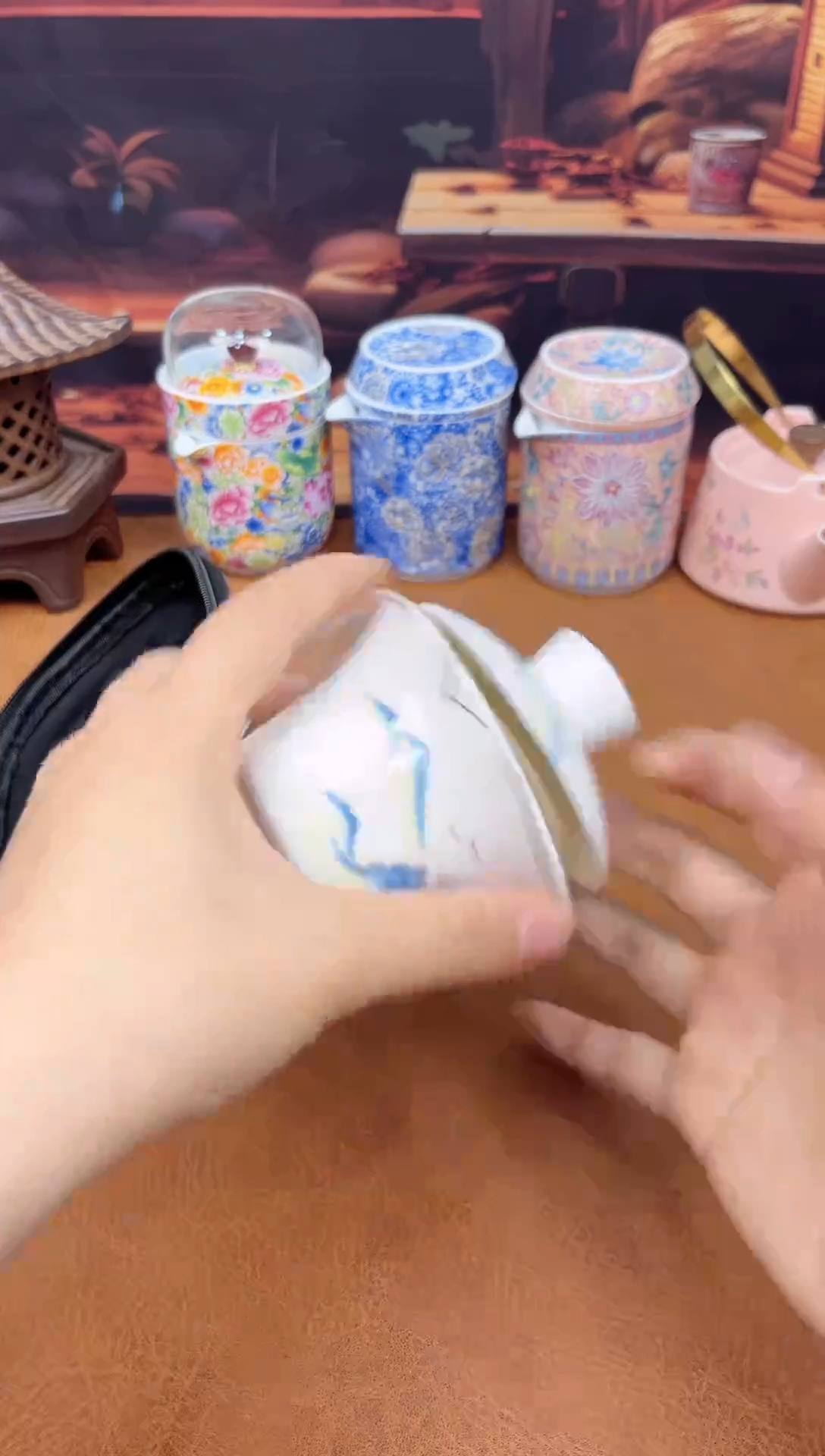 【闪购商品】陶瓷茶具摆件茶叶罐
