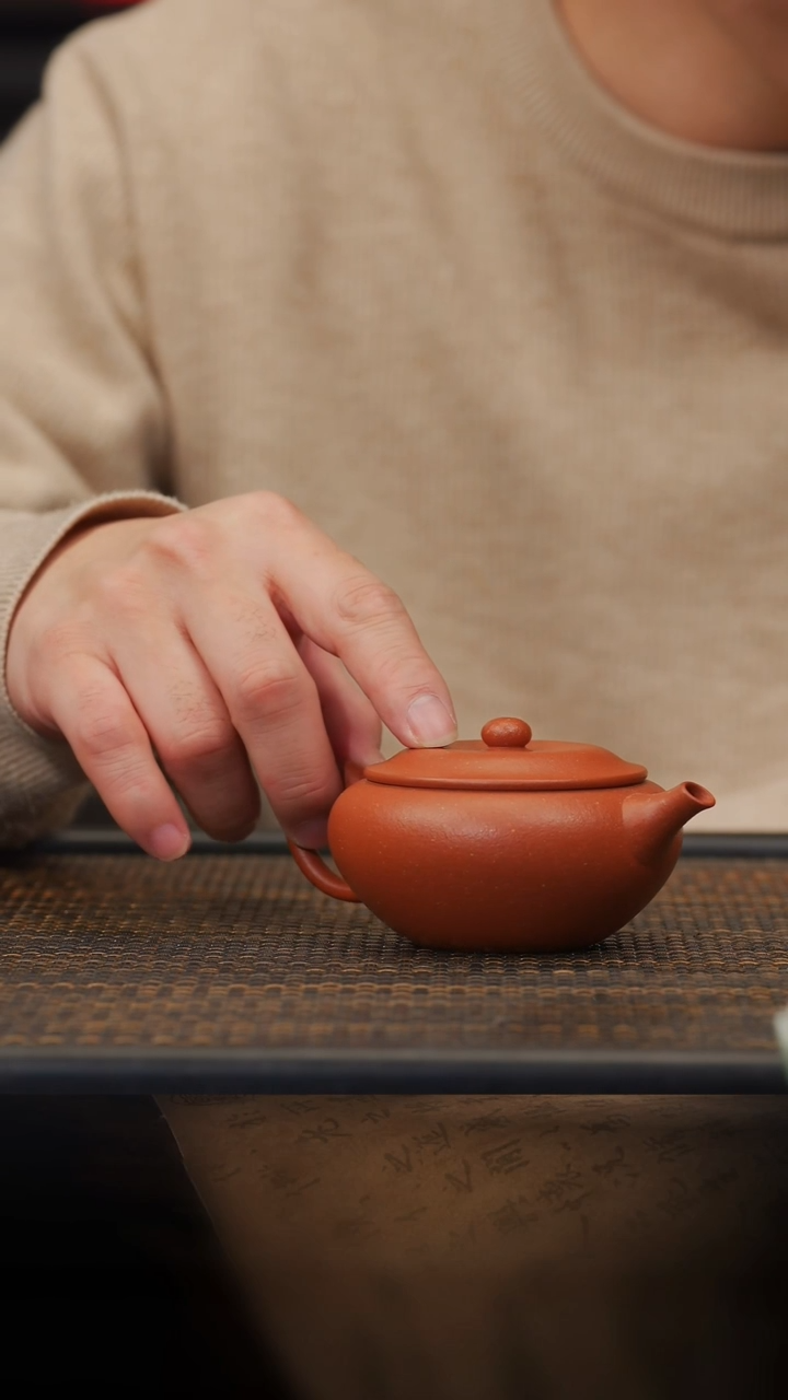 【闪购商品】紫砂茶壶40空山造器  纯红钵体