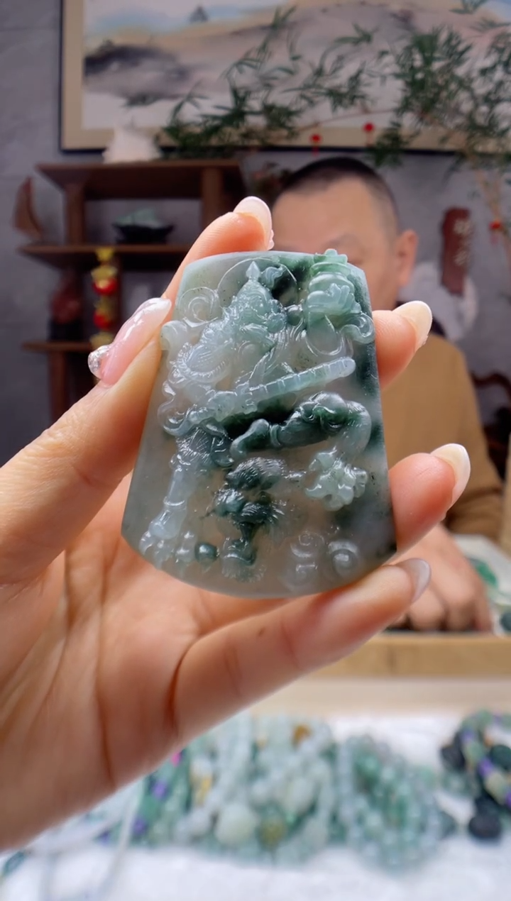 【闪购商品】定制翡翠未镶嵌赵公明