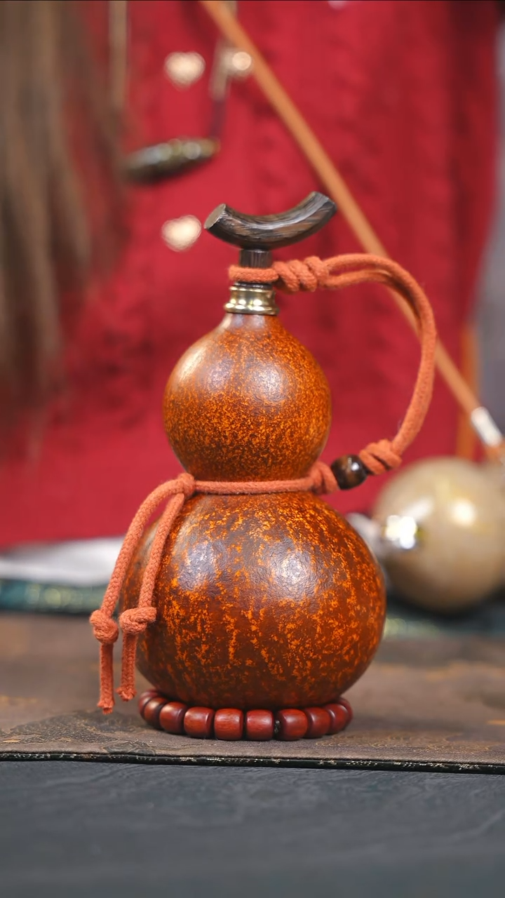 【闪购商品】WZ199大漆酒葫芦不包手串及旋转底座