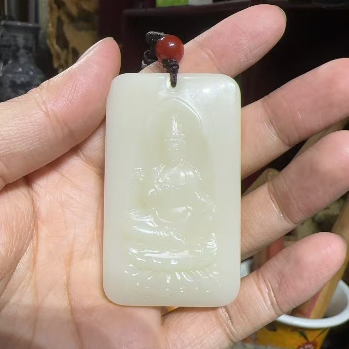 Y017 和田玉 颈饰未镶嵌