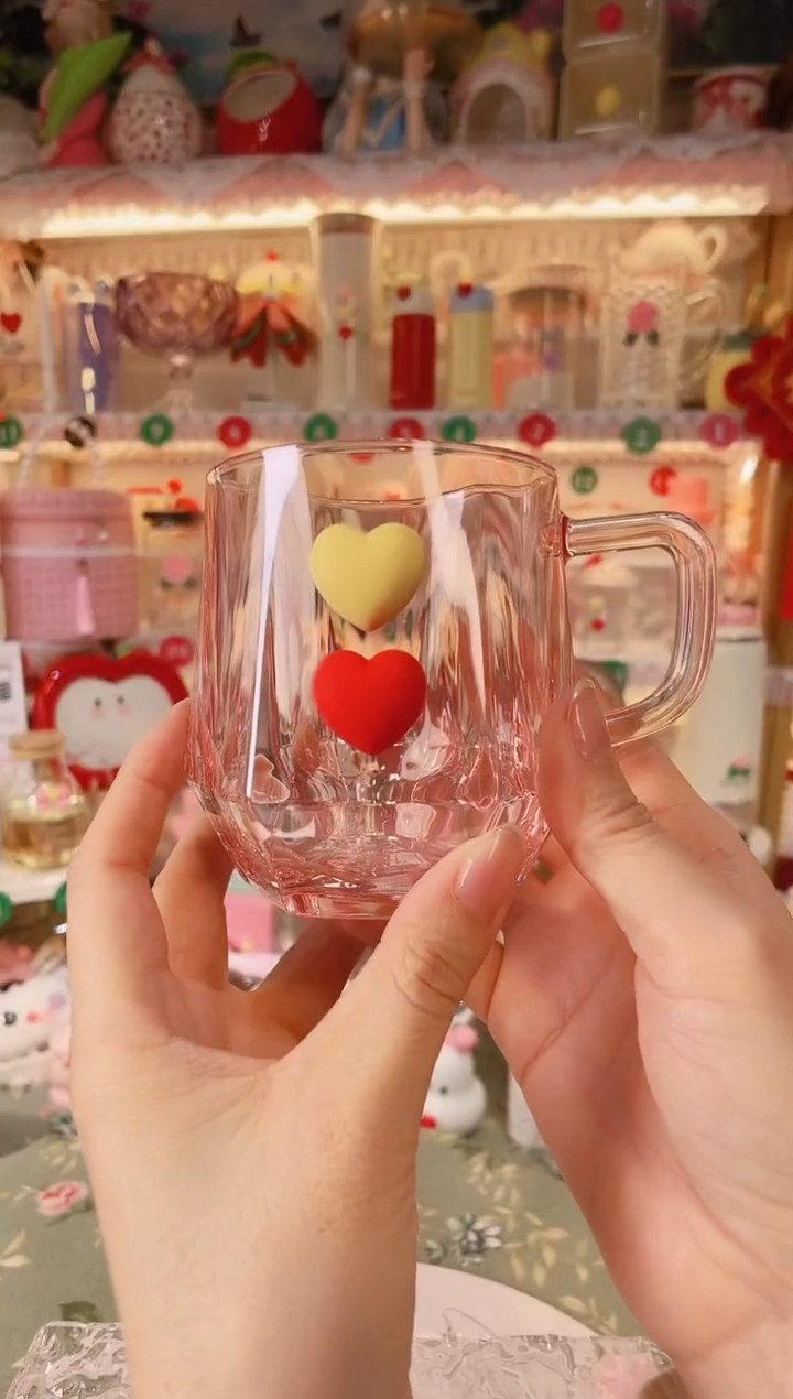 【闪购商品】摆件爱心手柄杯品质好，发货快，放心拍