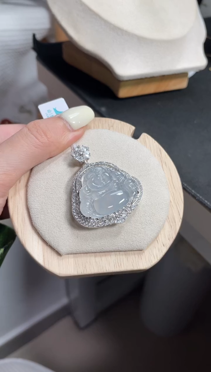 【闪购商品】翡翠银S925镶嵌颈饰11111