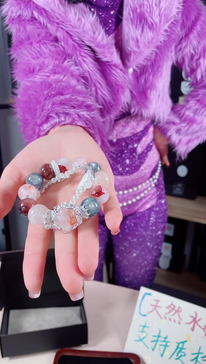 未镶嵌手链水晶设计款水晶手串大促