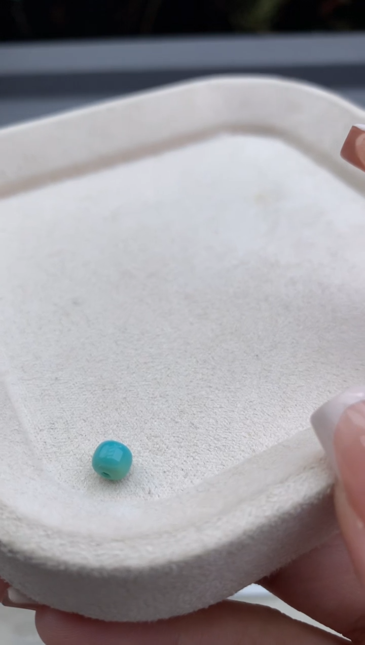 未镶嵌绿松石单珠顺.E132