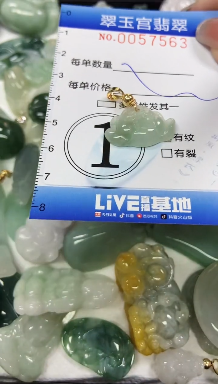 【闪购商品】翡翠颈饰未镶嵌闪购商品0057563