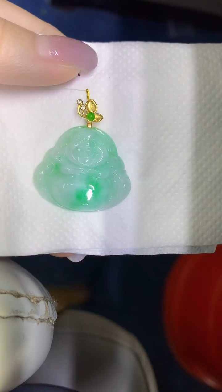 颈饰未镶嵌翡翠缅甸天然翡翠A货