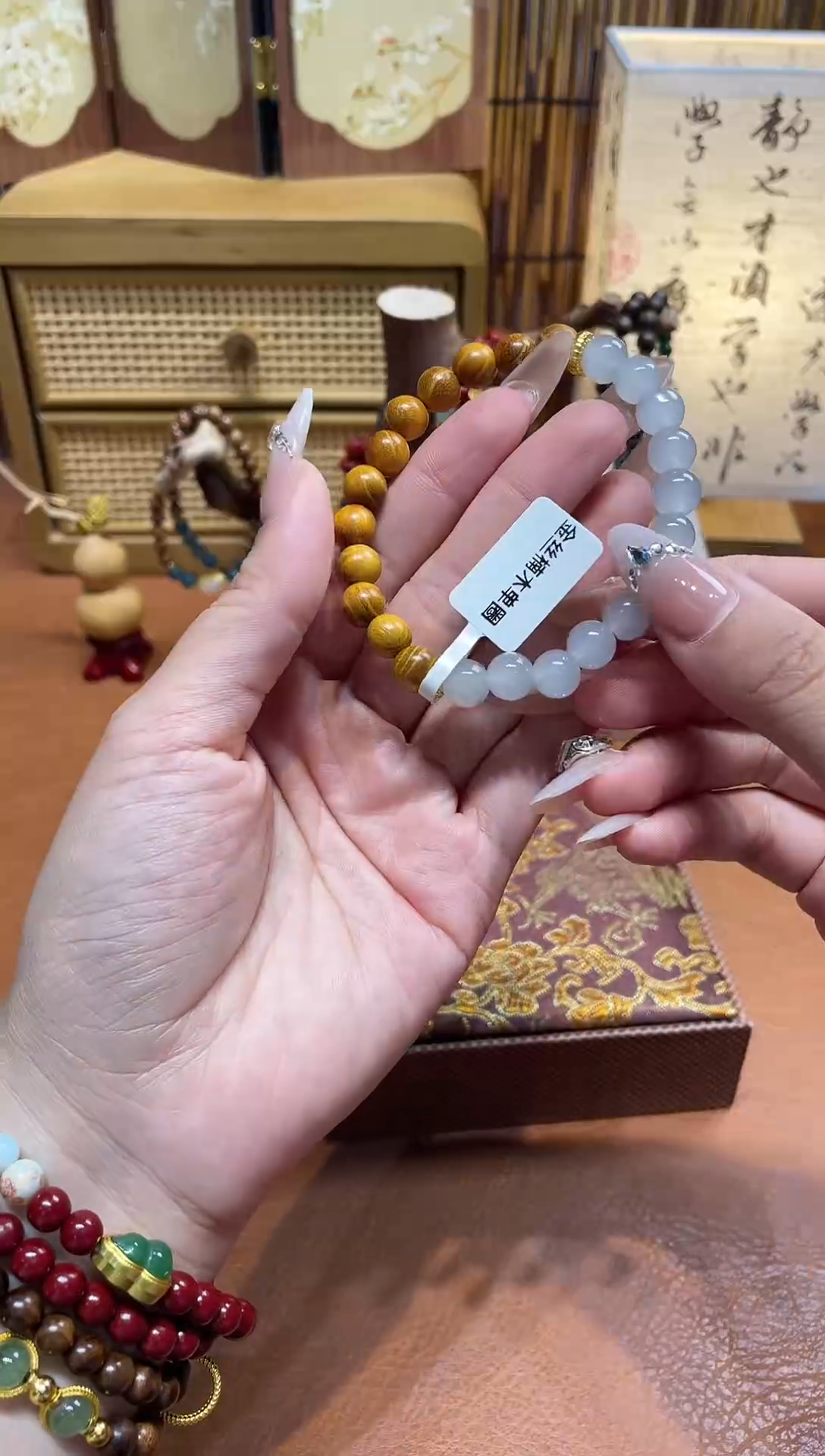 非洲檀香手串/手链柒月撤柜闪购链接（多样性发其一）￥