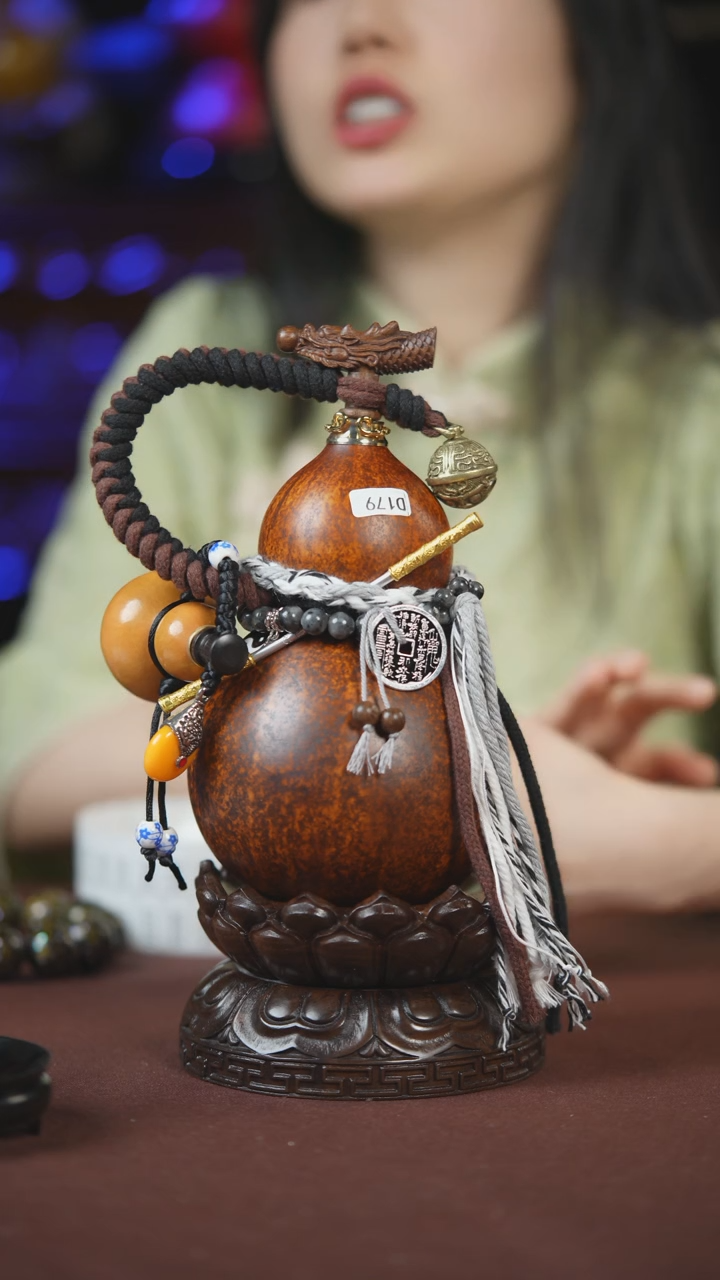 【闪购商品】179号500ml左右的非遗漆器酒葫芦