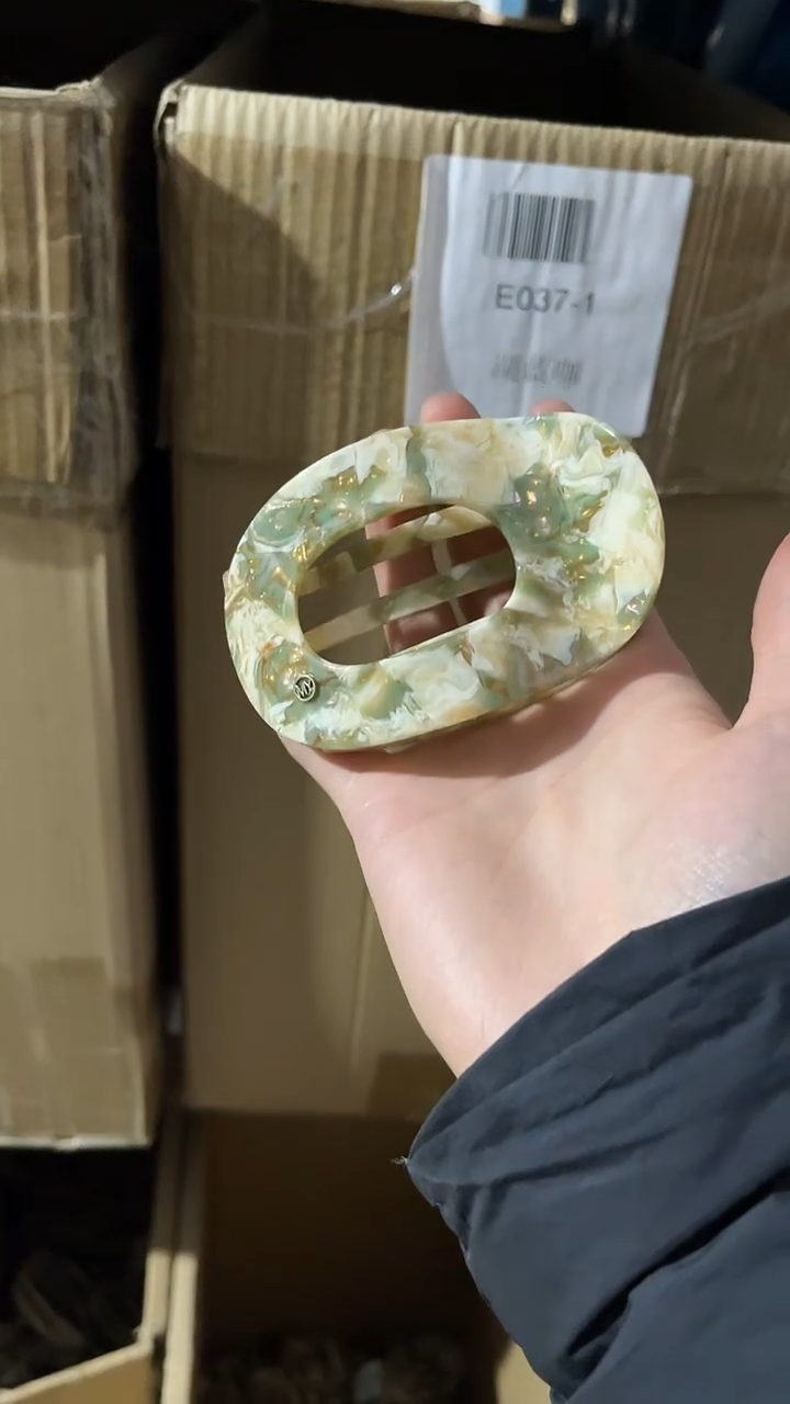 非金属醋酸金绿色鲍鱼夹