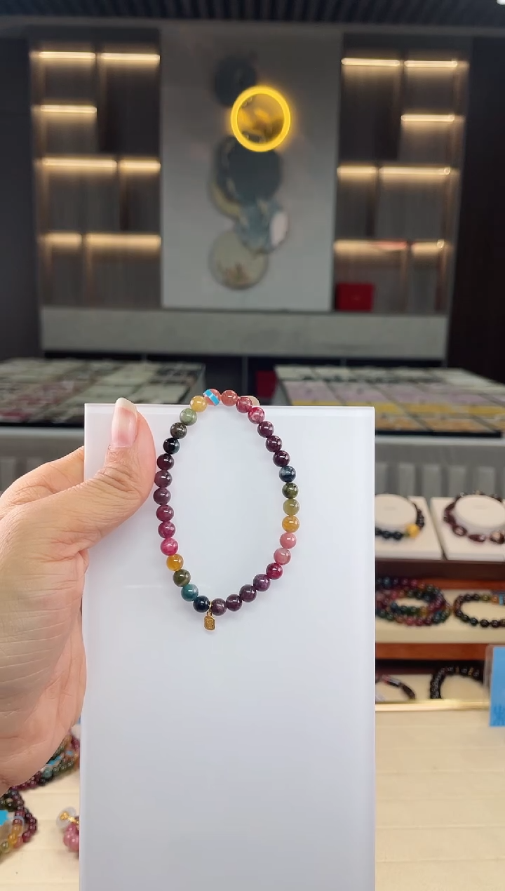 【闪购商品】碧玺单圈手串未镶嵌（多样性发一条）Q