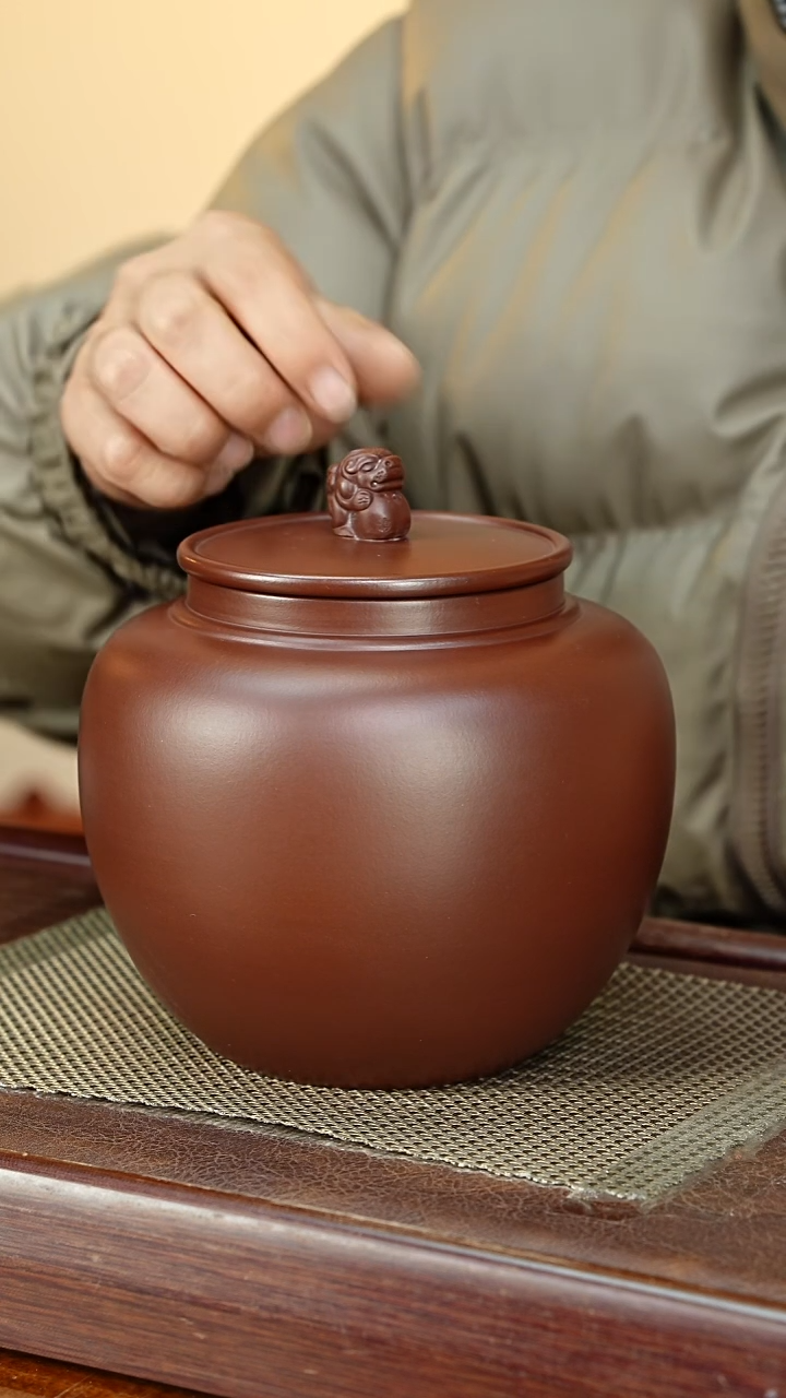 宜兴原矿紫砂茶叶罐