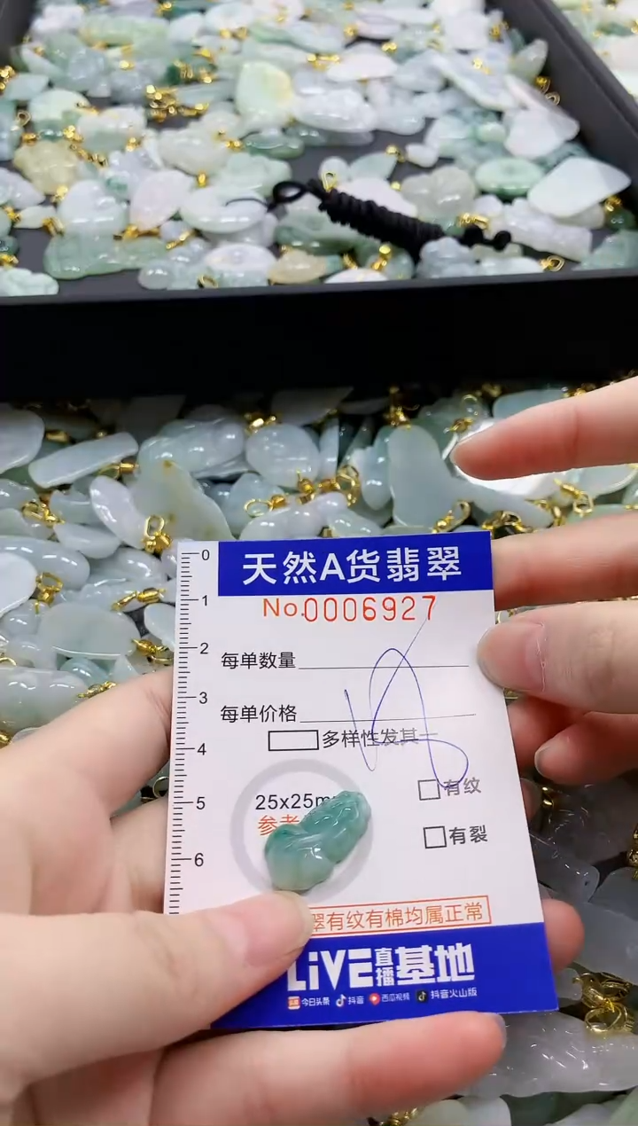 颈饰未镶嵌翡翠天然A货翡翠