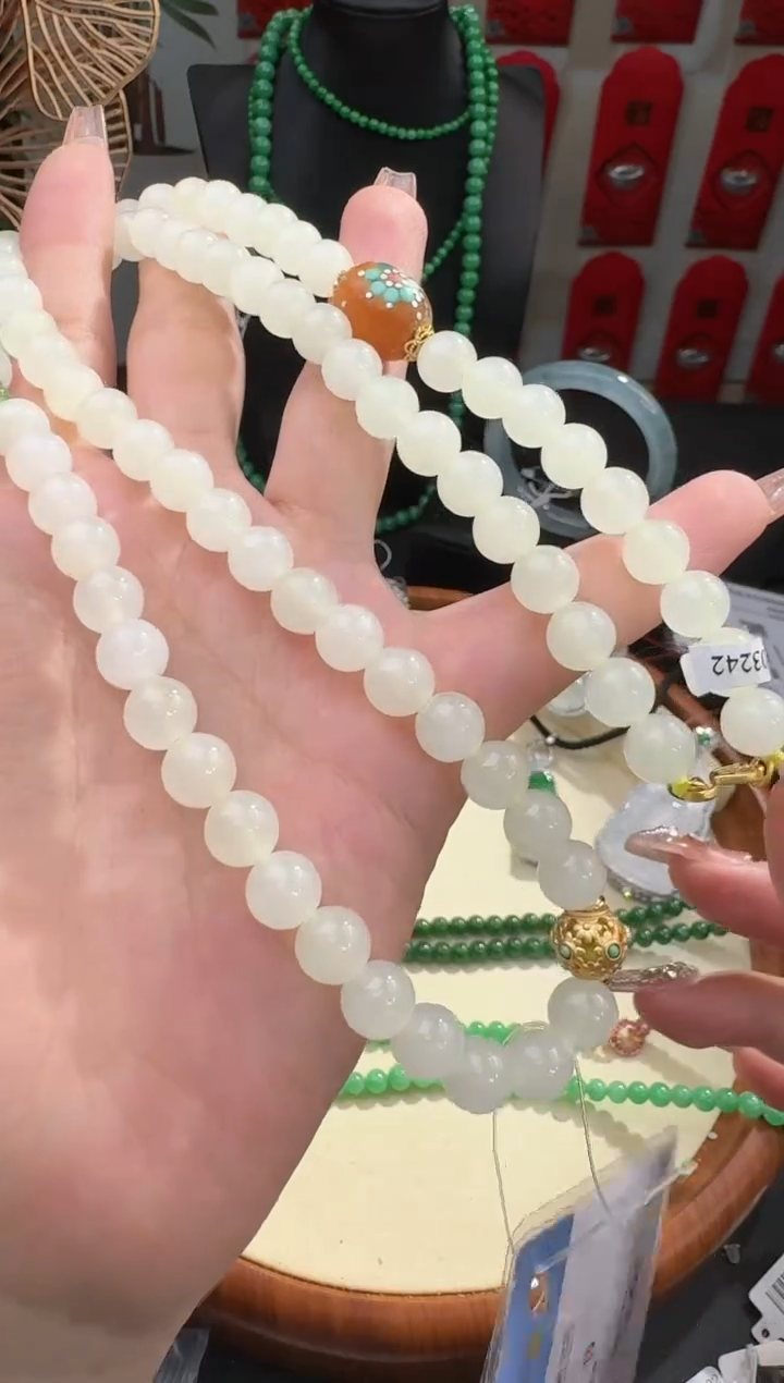 【闪购商品】和田玉珠串未镶嵌珠串