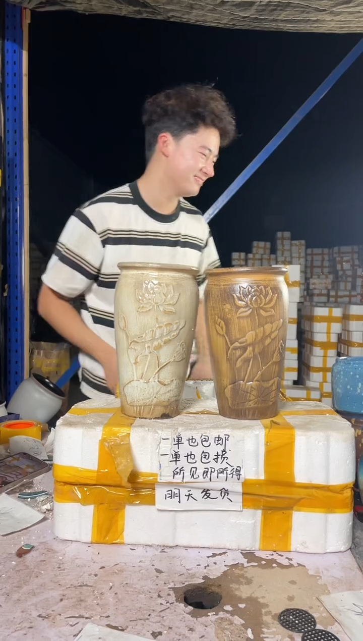 紫砂花盆宜兴紫砂粗陶花盆盆盆15/25