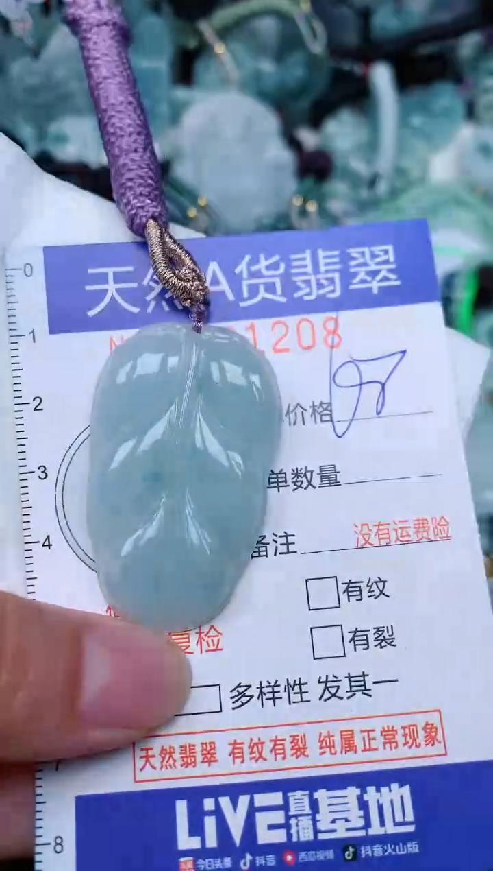 翡翠未镶嵌颈饰...0001208