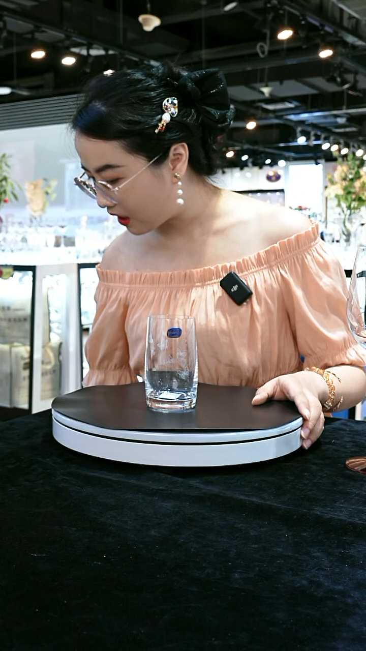 水晶平底款水杯2个