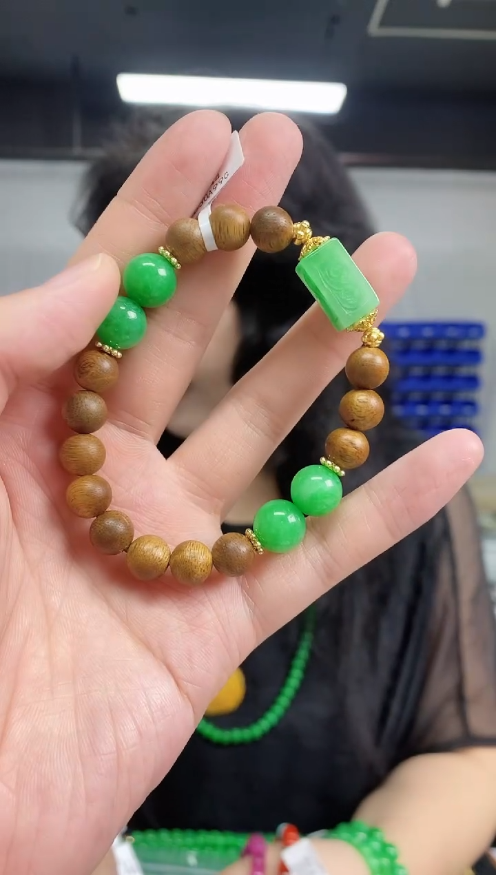 未镶嵌手链翡翠闪购链接 多样性发其一颜色微差