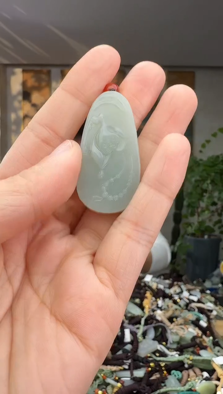 未镶嵌和田玉挂件拍一发一